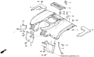 Rear Fender Schematic