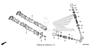 Camshaft@valve Schematic