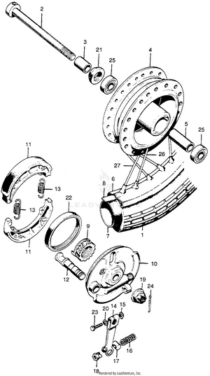Front Wheel Schematic