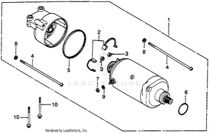 Starting Motor Schematic