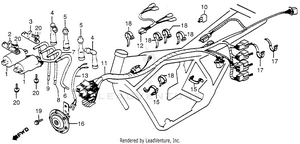 Wire Harness + Ignition + Coil Schematic