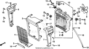 Radiator + Cooling Fan Schematic
