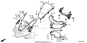 Upper Cowl Schematic