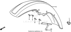 Front Fender Schematic