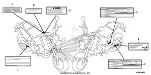Caution Label Schematic