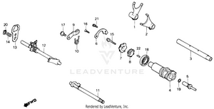 Gearshift Drum Schematic
