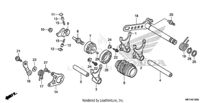 Gearshift Drum Schematic