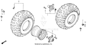 Rear Wheel 86,87 Schematic