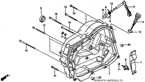 Right Crankcase Cover Schematic