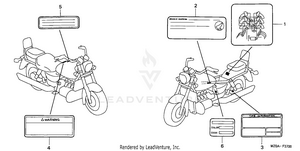 Caution Label Schematic