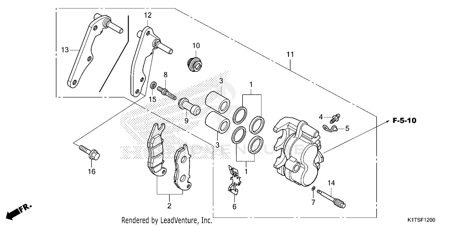 FRONT BRAKE CALIPER