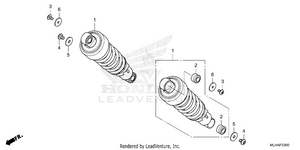 Rear Shock Absorber Schematic