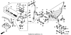 Front Brake Master       Cylinder Schematic