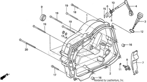 Right Crankcase Cover Schematic