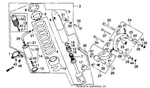 Rear Shock Absorber Schematic
