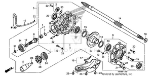 Final Driven Gear Schematic