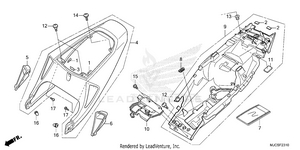 Seat Cowl Schematic