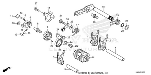 Gearshift Drum Schematic