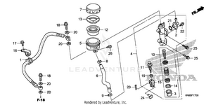 Rear Brake Master Cylinder Schematic