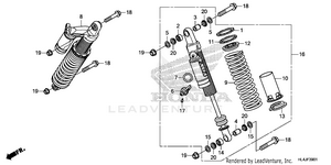 Rear Shock Absorber (2) Schematic