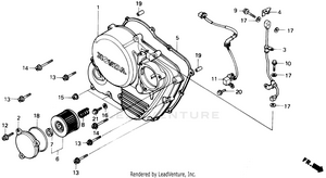 Right Crankcase Cover Schematic