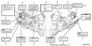 Caution Label Schematic