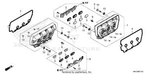 Cylinder Head Cover Schematic