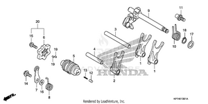 Gearshift Drum (2) Schematic