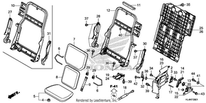 Rear Seat Schematic