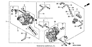 Carburetor Assy. Schematic