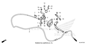 Parking Brake Lever Schematic