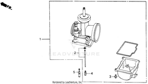 Carburetor Optional Kit 85-89 Schematic