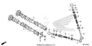 Camshaft@valve Schematic