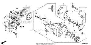 Front Brake Caliper Schematic