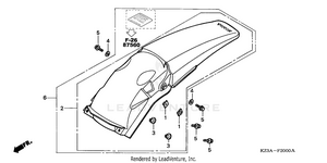 Rear Fender Schematic