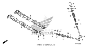 Camshaft@valve Schematic