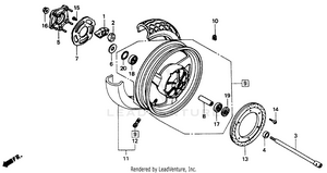 Rear Wheel 1100 Schematic
