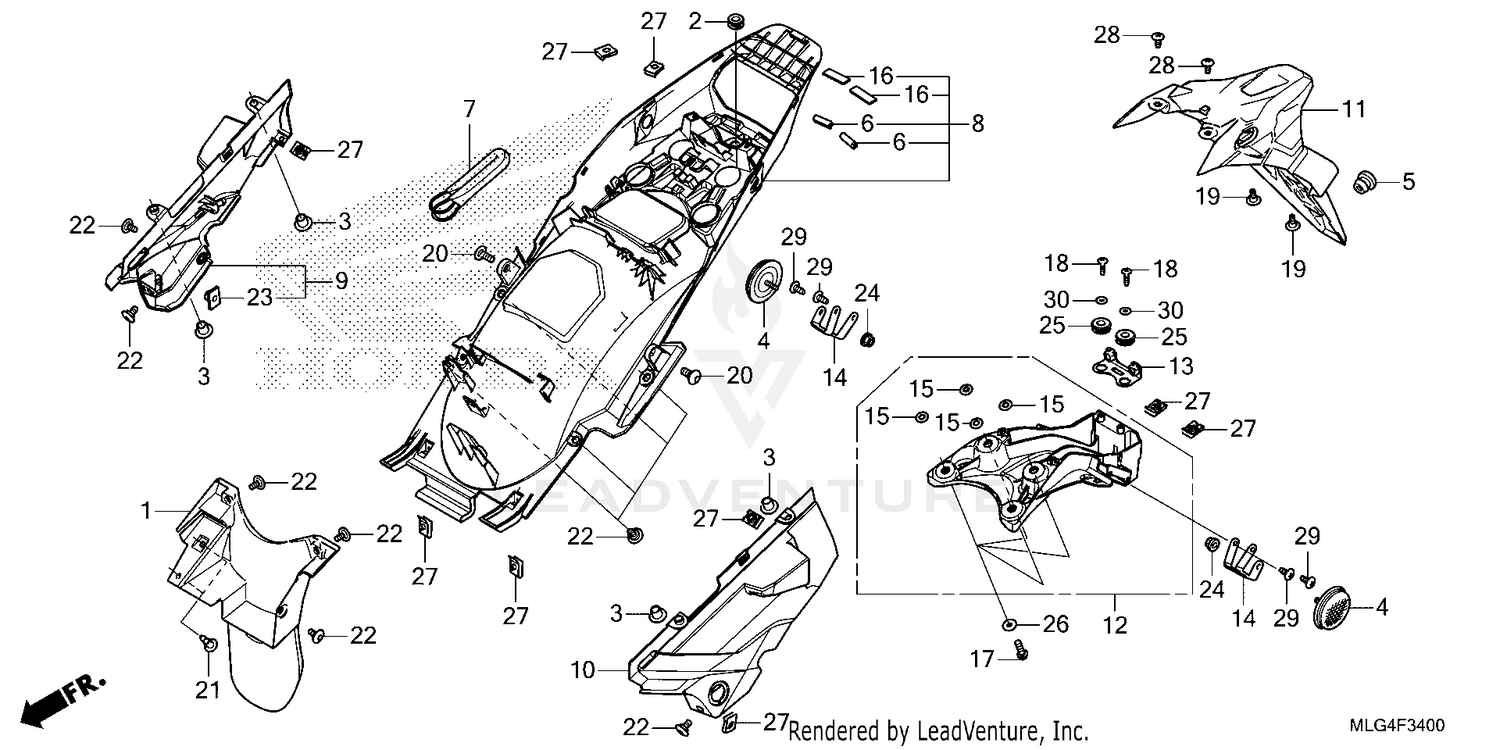REAR FENDER (1)