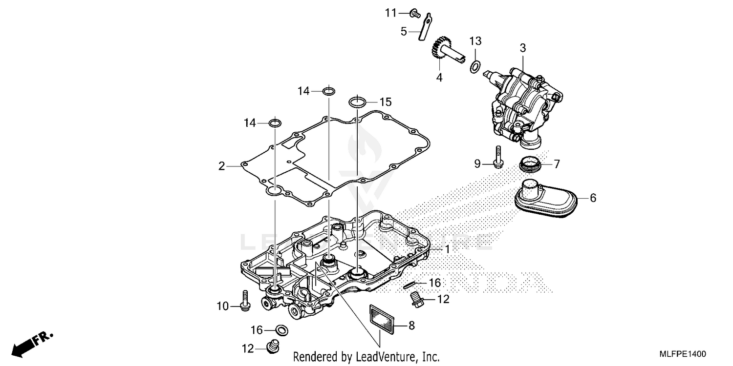 OIL PAN@OIL PUMP