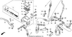 Front Brake Master Cylinder Schematic