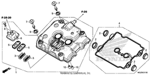 Cylinder Head Cover Schematic