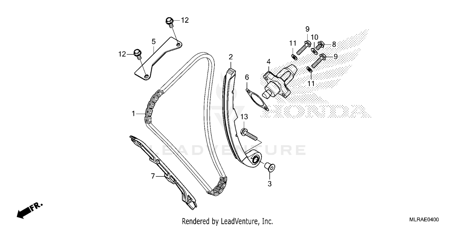 CAM CHAIN@TENSIONER