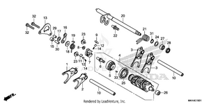 Gearshift Drum (2) Schematic