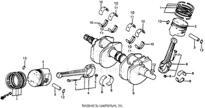 Crankshaft + Piston Schematic