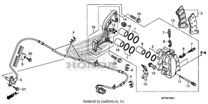 Front Brake Caliper      (vt1300cxa) Schematic