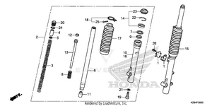 Front Fork Schematic