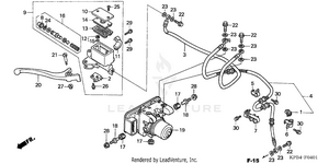 Front Brake Master       Cylinder (2) Schematic