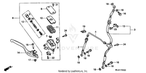 Front Brake Master       Cylinder Schematic