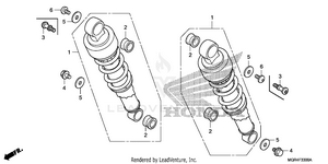 Rear Shock Absorber Schematic