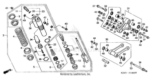 Rear Shock Absorber Schematic